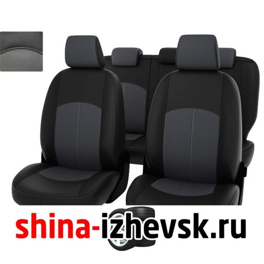 PSV Оригинал KIA CERATO (2013-) ЭКОКОЖА ЧЕРНЫЙ-СЕРЫЙ в Ижевске